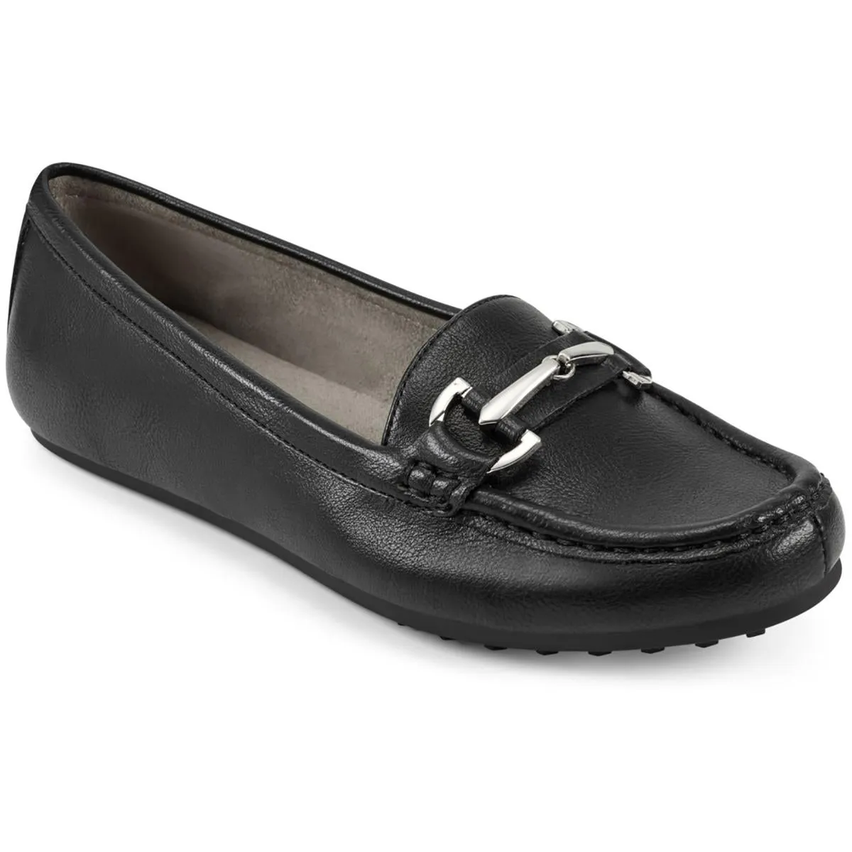 Aerosoles Womens Day Drive Textured Embellished Loafers