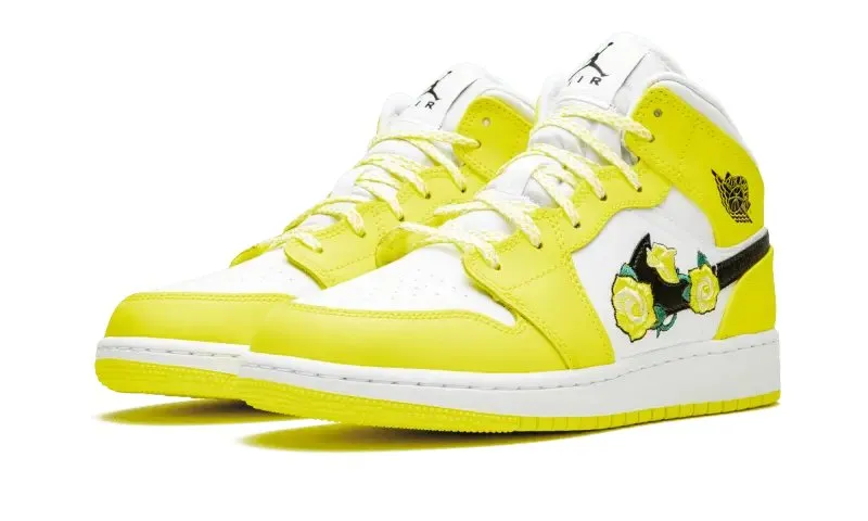 Air Jordan 1 Mid Dynamic Yellow