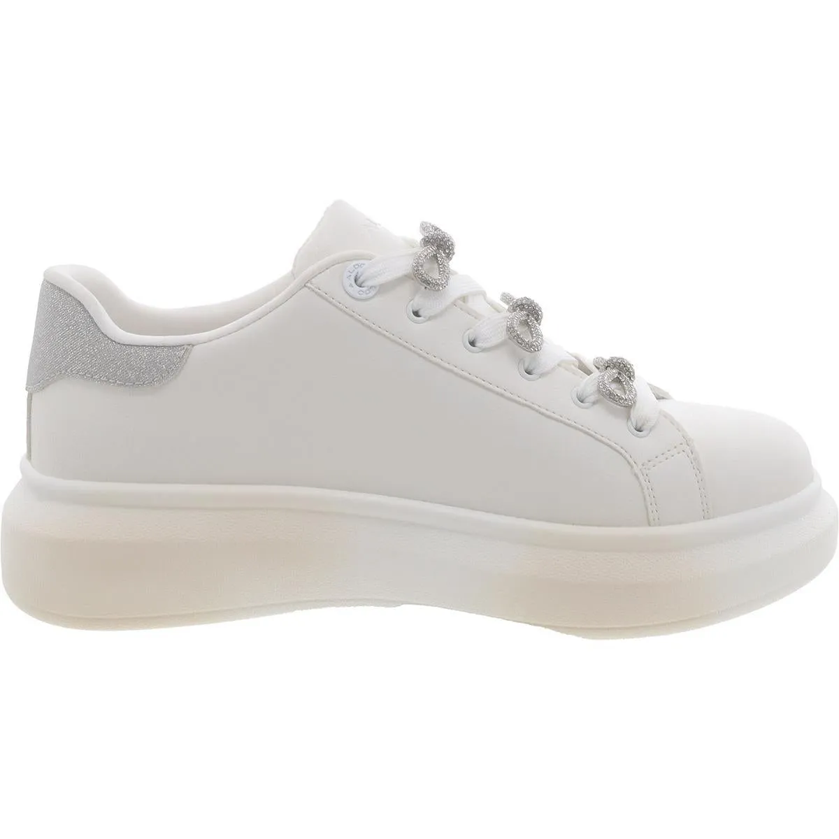 Aldo Womens Merrick Faux Leather Embellished Casual and Fashion Sneakers