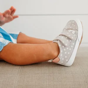 Casual Polka Dot & Pink Low Top