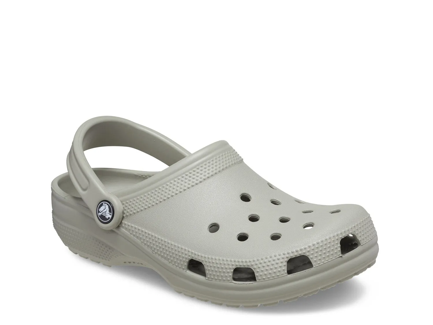 Classic Crocs clogs, grey/green