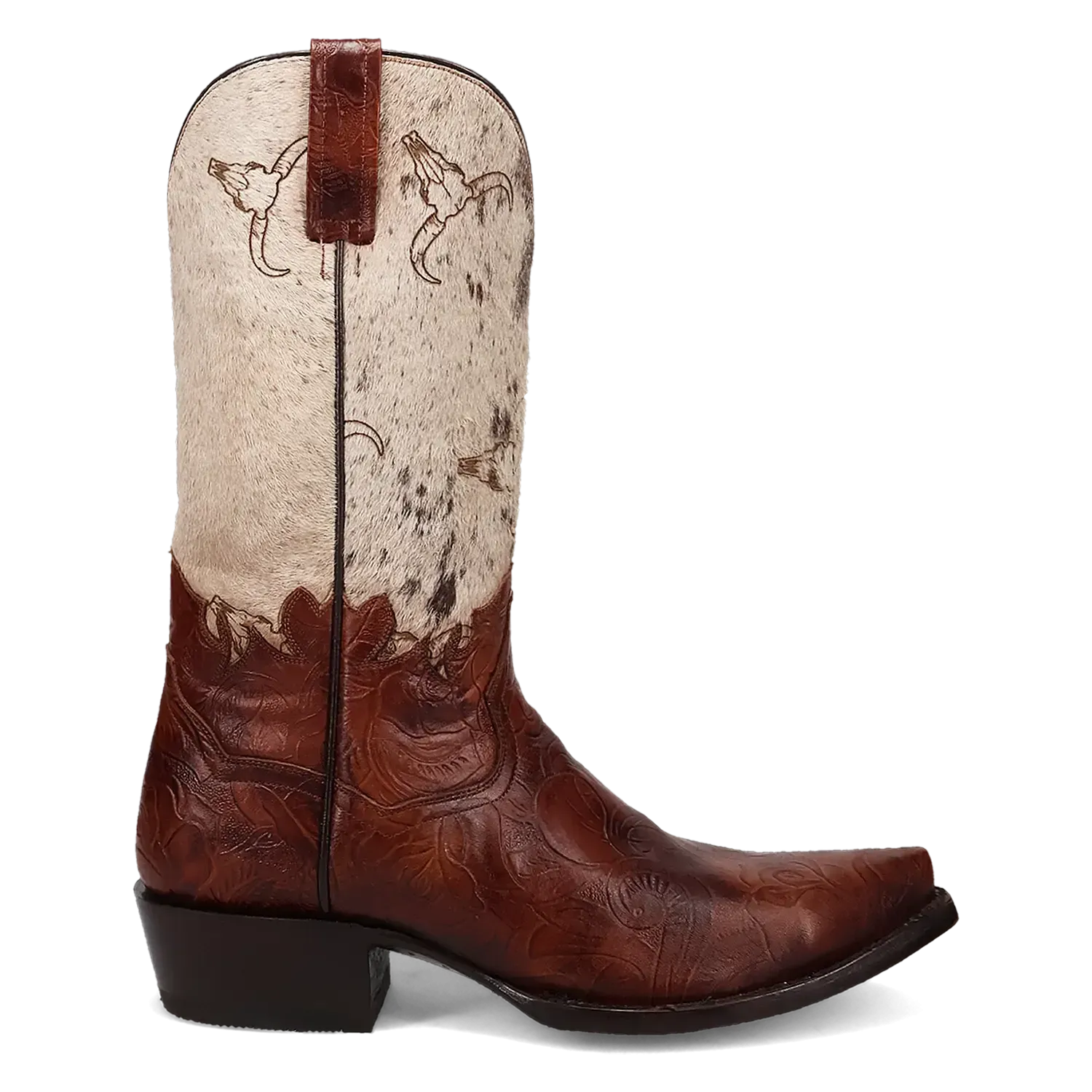 Dan Post Rodeo - Men's Hair-On Leather Cowboy Boots