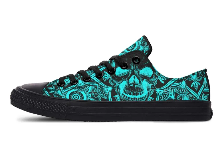 Deep Color Gradient Skull Shoe Espadrilles