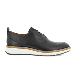 ECCO St. 1 Hybrid Derby Wingtip Oxford (Men) - Black