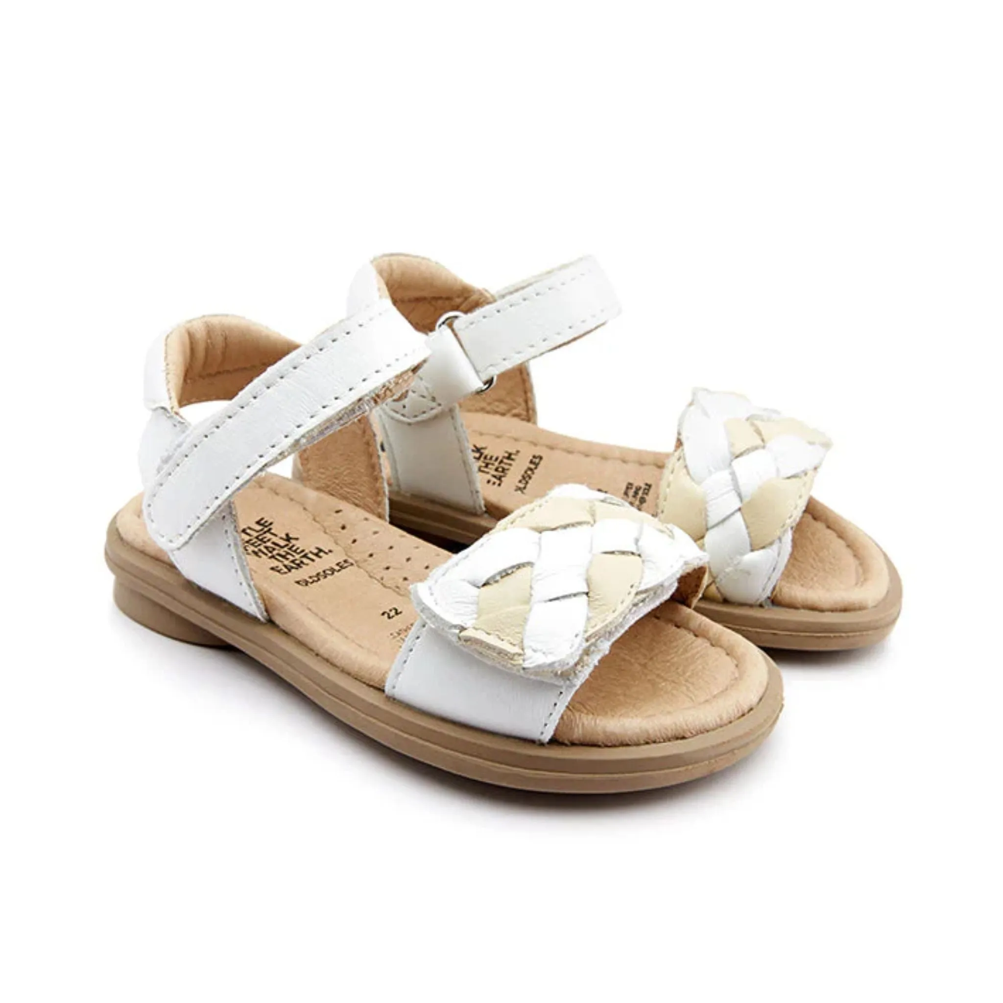 Harlequin Sandals - Snow / Cream