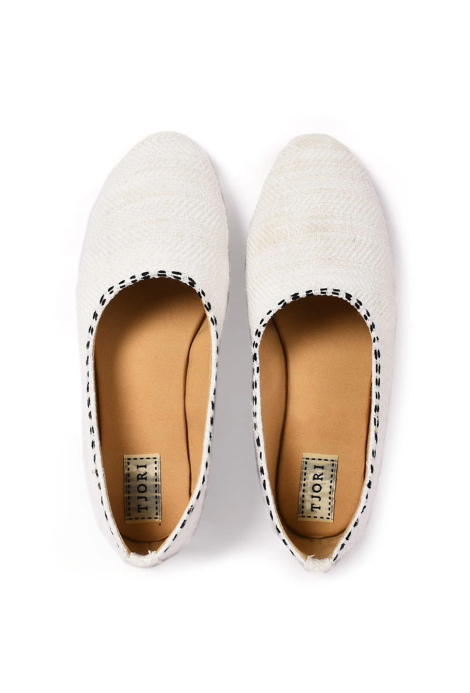 Irish White Pure Hemp Loafers