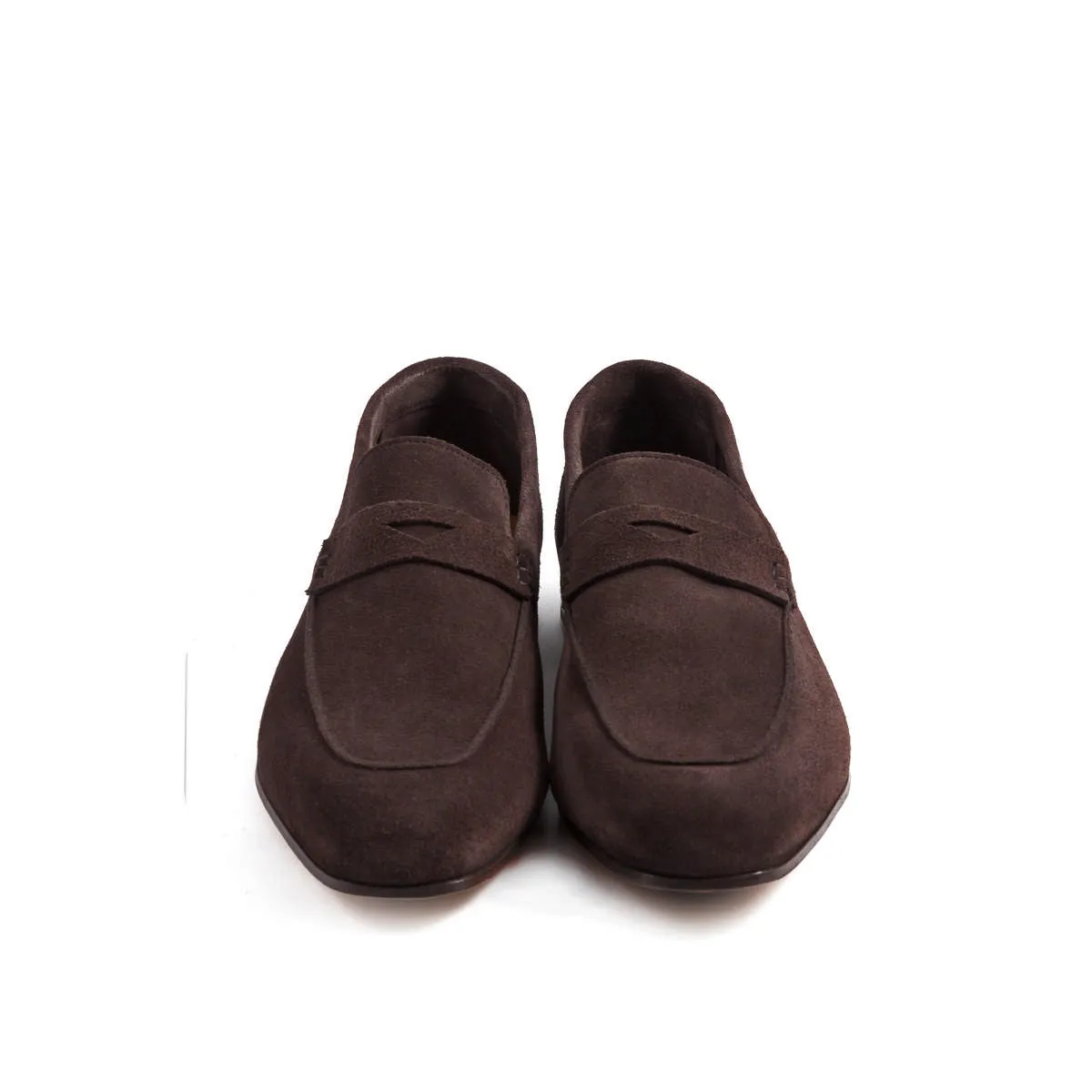 LOAFER UNLINED WITH PENNY STRAP SUEDE LEATHER