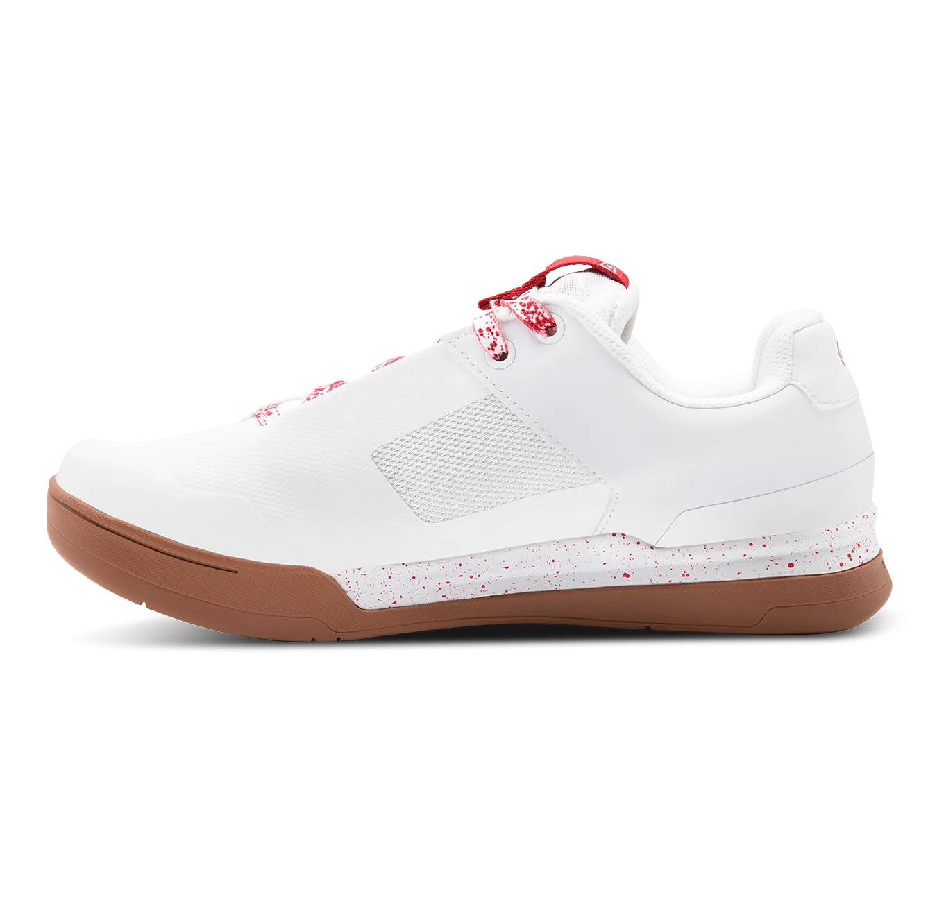 Mallet Lace Clip-In Shoes - White/Red Splatter