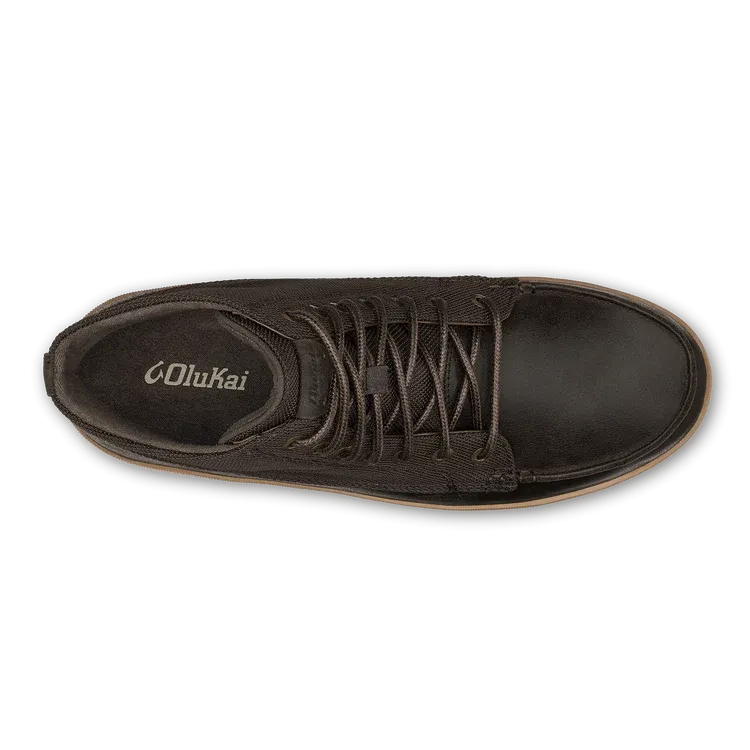 Men's Olukai Molina Boots Color: Dark Wood