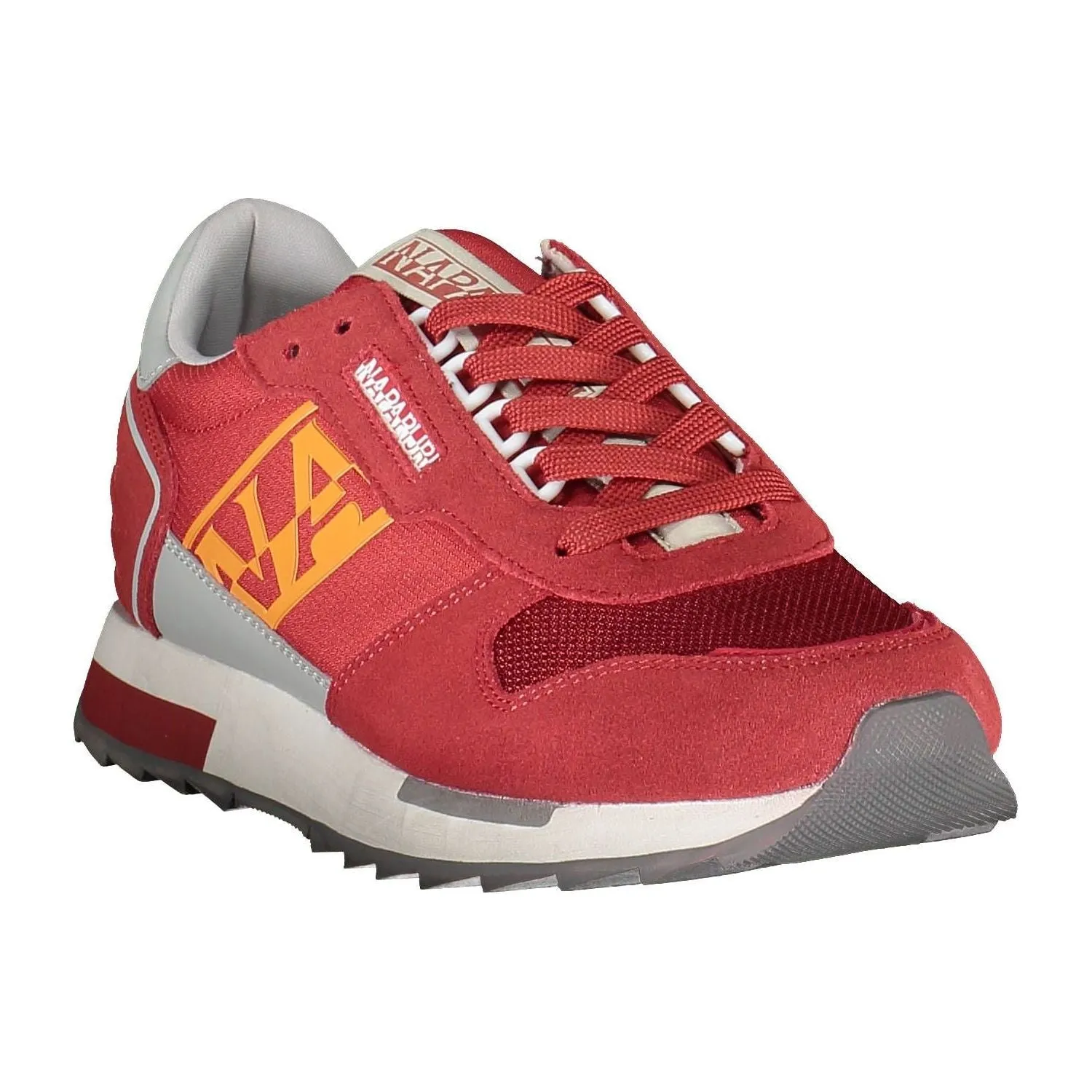 Napapijri Red Polyester Men Sneaker