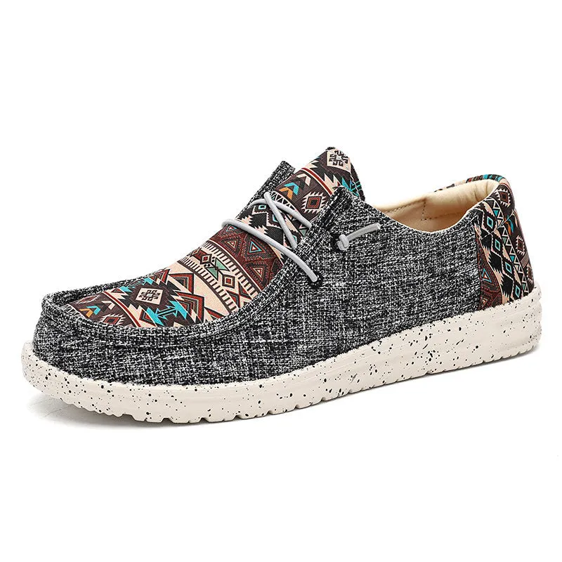 Owlkay Fashionable  Elegant Versatile Canvas Shoes