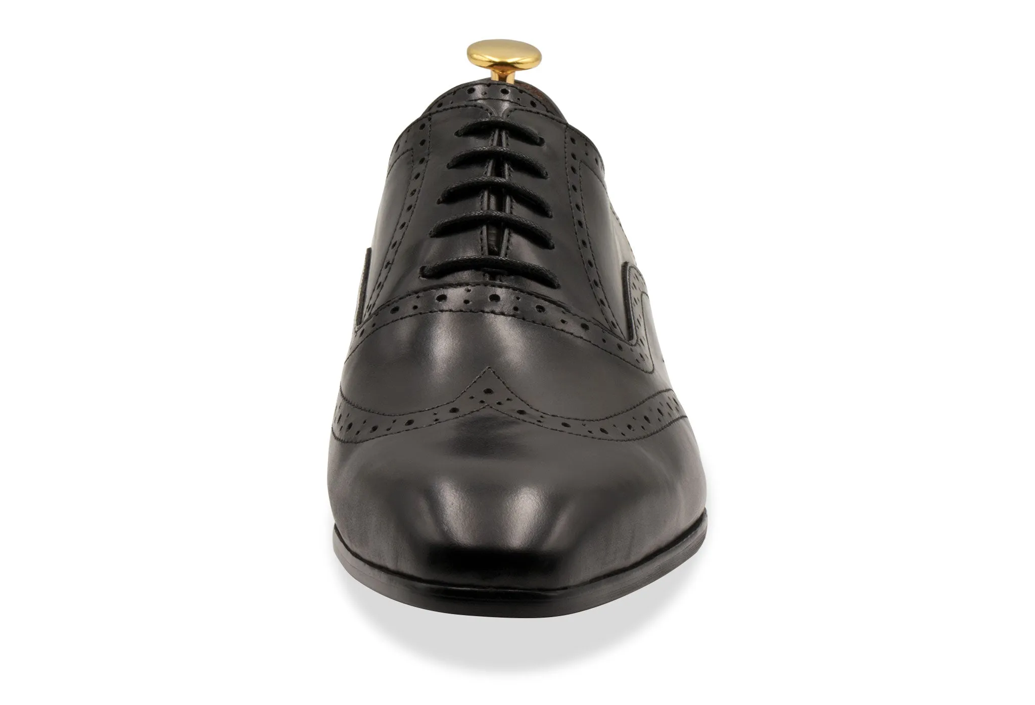 Rosario Wingtip Black Oxford