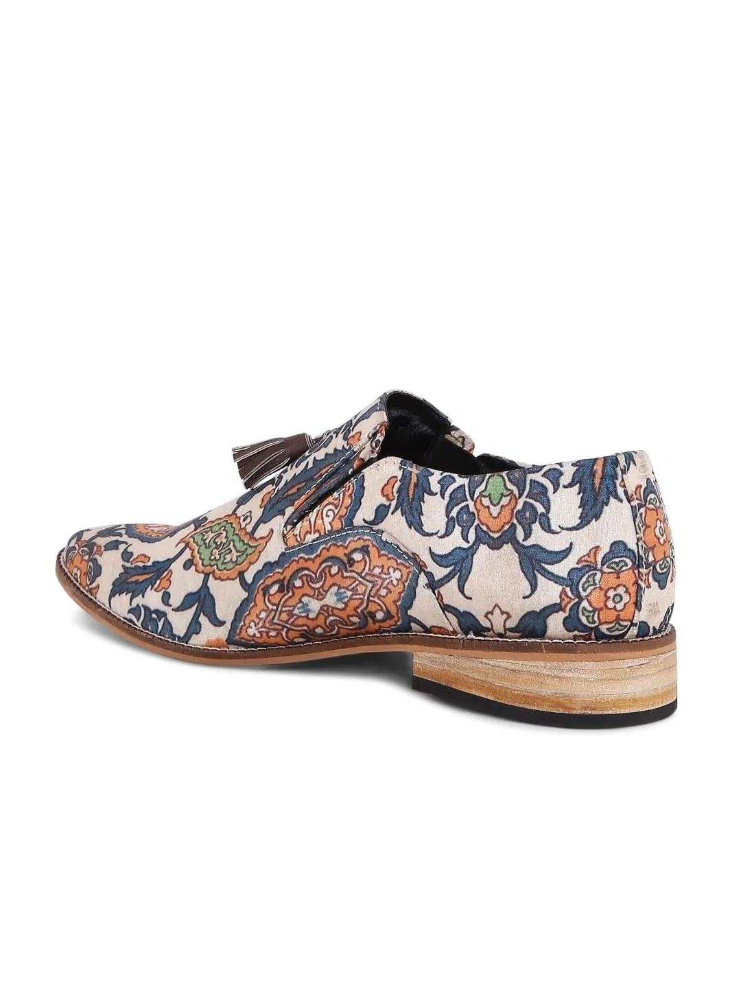 Royal Handcrafted Mughal Print Loafers