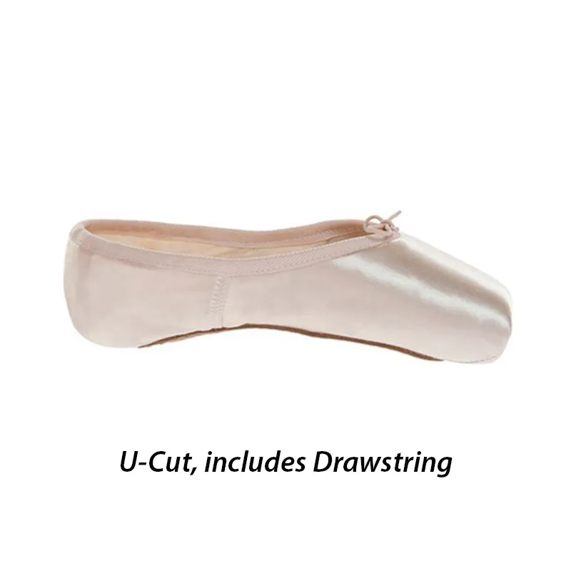 Russian Pointe Sapfir U-Cut Drawstring Pointe Shoes - Flexible Medium Shank