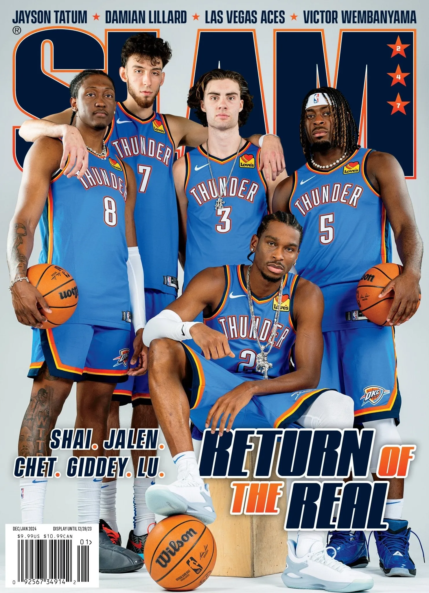 SLAM 247: OKC Thunder (Cover 1 of 4)