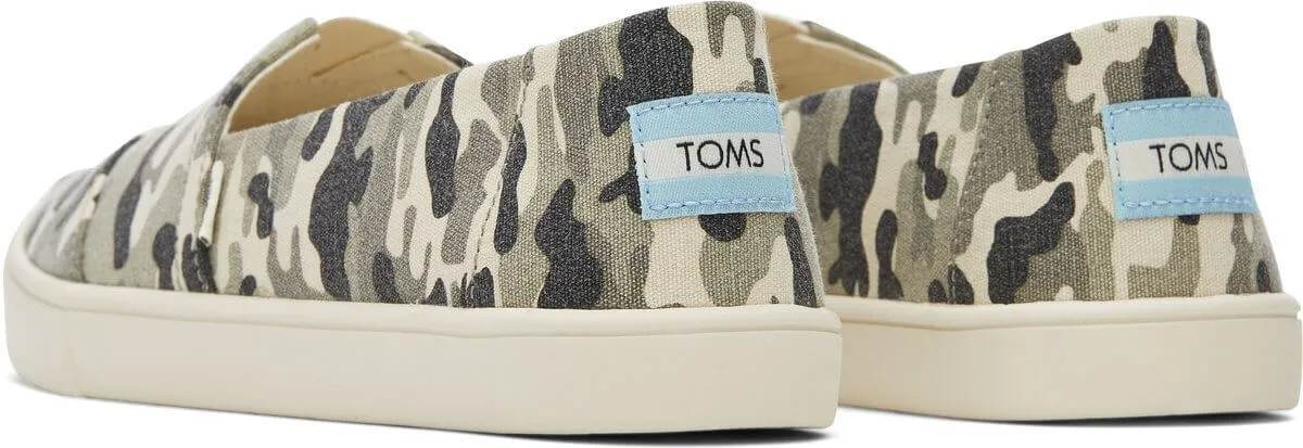 TOMS Womens Casual Espadrilles - Army Camo Camouflage