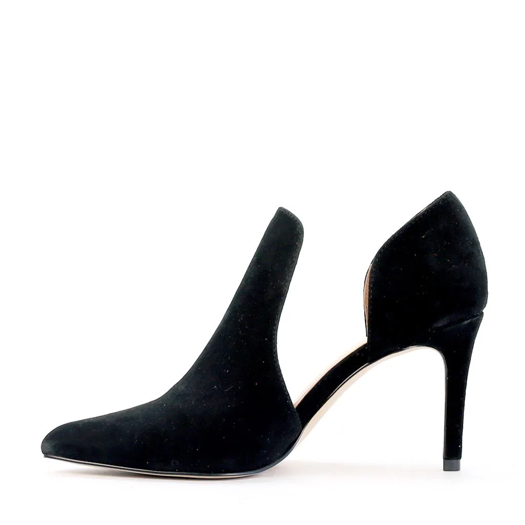 TOPPLE BLACK SUEDE