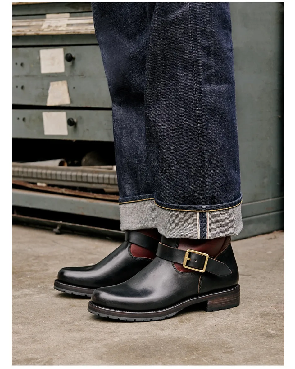 Two Tone Engineer Boots