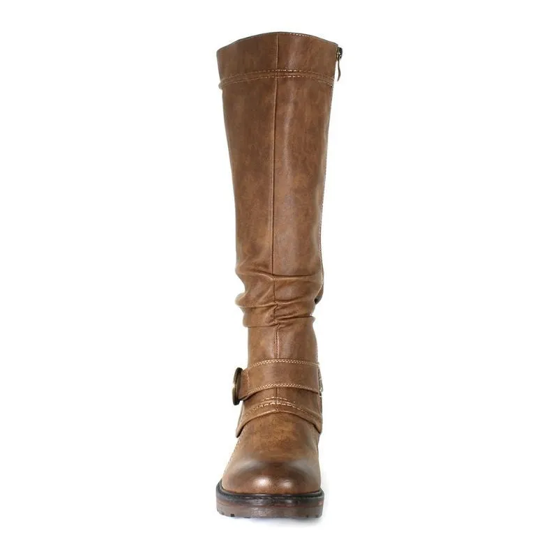 Women's Fiona-3 Tall Boot Dark Tan